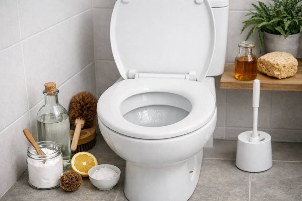 Comment entretenir ses toilettes naturellement et éviter les dépôts de tartre tenaces