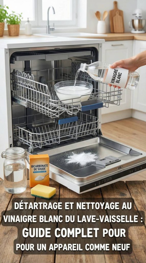 Detartrage et nettoyage vinaigre blanc du ave vaisselle : guide complet pour un appareil comme neuf