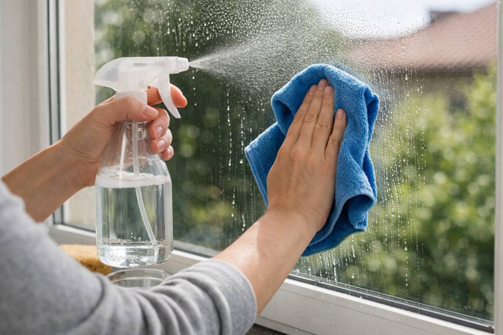 Comment nettoyer ses vitres sans traces avec du vinaigre blanc et quelques astuces simples