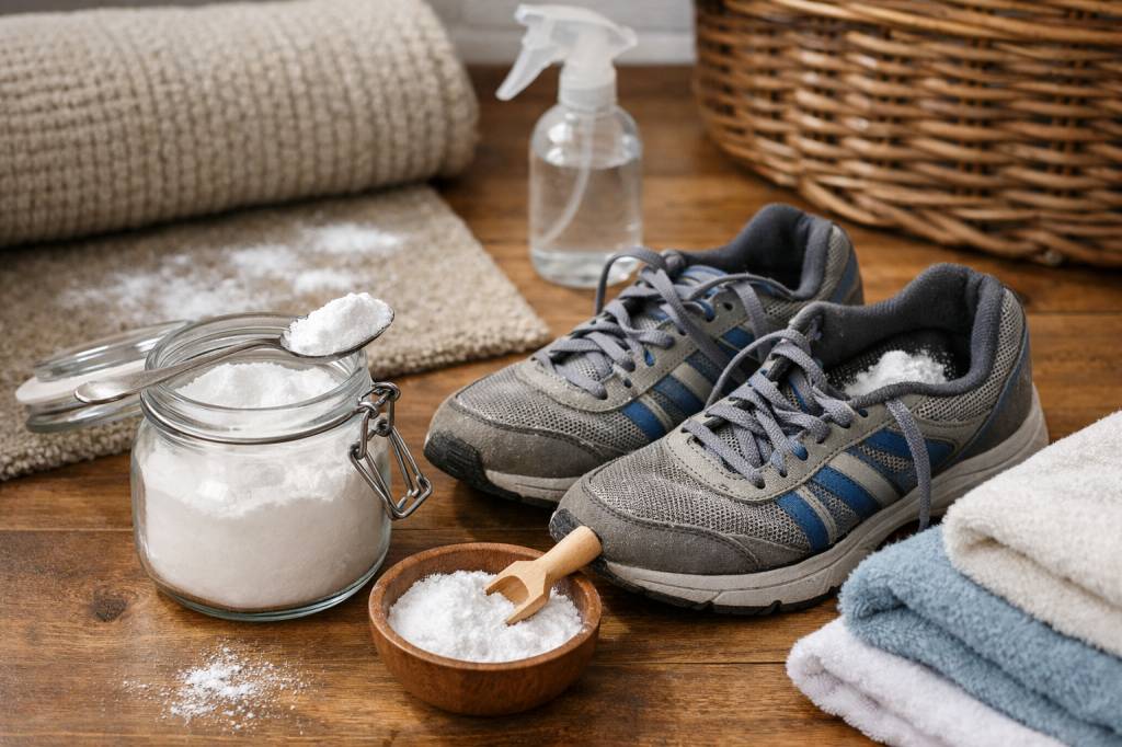 Comment désodoriser chaussures, tapis et textiles grâce au bicarbonate de soude
