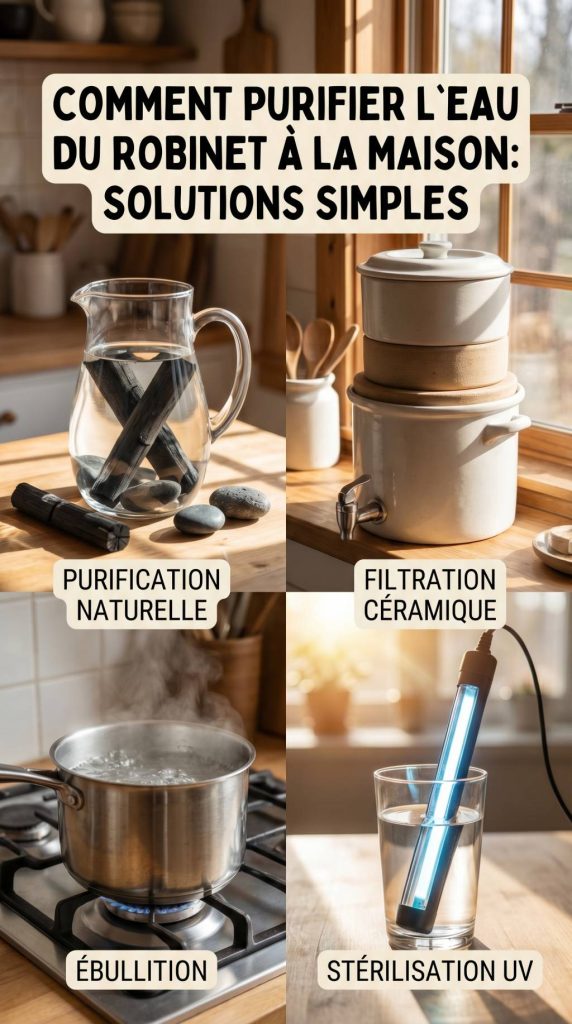 Comment purifier l eau du robinet à la maison avec des solutions simples